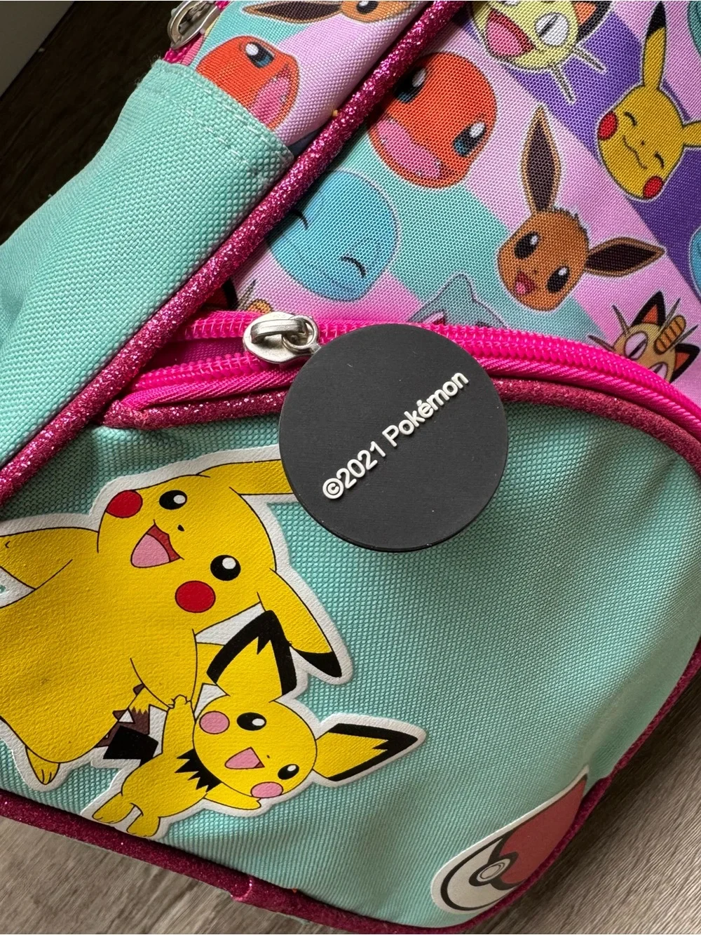 Pokémon Mini Backpack Pikachu Eevee Bioworld Kids Toddler Bookbag Pink Blue